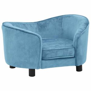 vidaXL Hundesofa T&uuml;rkis 69x49x40 cm Pl&uuml;sch