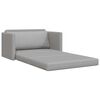 vidaXL Schlafsofa 110cm Wolkengrau Stoff