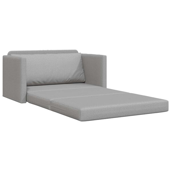 vidaXL Schlafsofa 110cm Wolkengrau Stoff