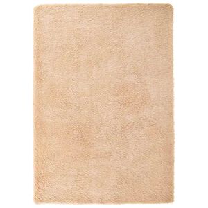 vidaXL Teppich Shaggy Hochflor NAVARRA Beige 240x340 cm Polyester