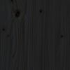 vidaXL Kopfteil Schwarz 206x4x100 cm Massivholz Kiefer