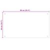 vidaXL K&uuml;chenr&uuml;ckwand 2 pcs Schwarz 90 x 50 cm Geh&auml;rtetes Glas