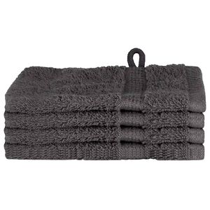 vidaXL G&auml;stetuch SOLUND 4 Stk. Anthrazit 15 x 21 cm 550 gsm