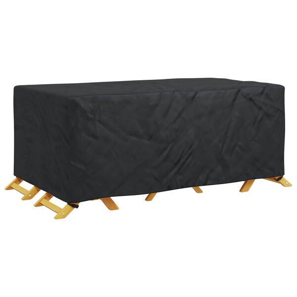 vidaXL M&ouml;belbezug Uni Schwarz 240 x 110 x 70 cm 600D