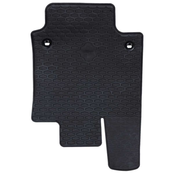 vidaXL Autofu&szlig;matte 4 pcs Schwarz Gummi