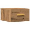 vidaXL Wand-Nachttisch Artisan-Eiche 35x35x20 cm