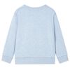 Kinder-Sweatshirt Hellblau Melange 92