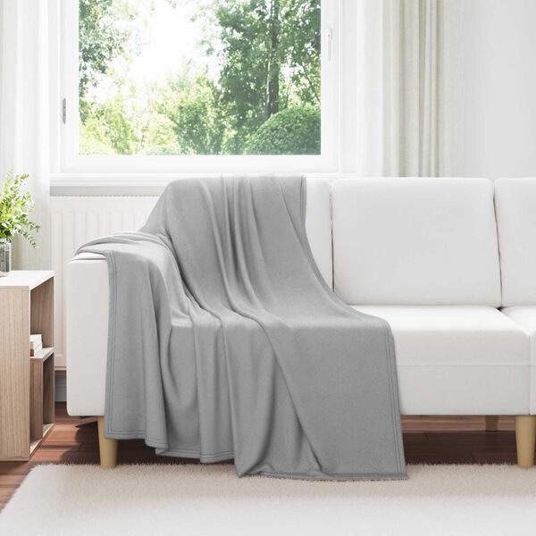 vidaXL Wohndecken 6 pcs Grau 170 x 130 cm Fleece