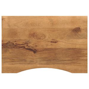 vidaXL Schreibtischplatte mit Aussparung 90x60x2,5 cm Massivholz Mango