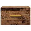 vidaXL Wand-Nachttische 2 Stk. Altholz-Optik 35x35x20 cm