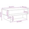 vidaXL Couchtisch Altholz 80 x 46 x 35 cm Holzwerkstoff