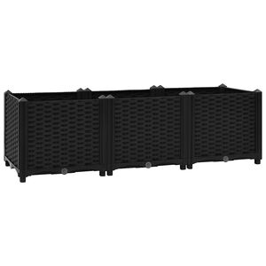 vidaXL Hochbeet 120x40x38 cm Polypropylen