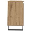 vidaXL Waschbeckenunterschrank Artisan-Eiche 65x33x60 cm Holzwerkstoff