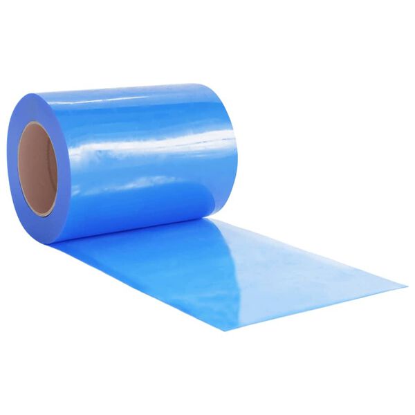 vidaXL T&uuml;rvorhang Blau 300x2,6 mm 25 m PVC