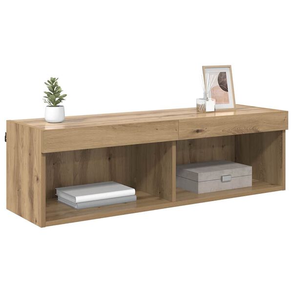 vidaXL TV-Wandschrank Panama Artisan-Eiche 100 x 30 x 30 cm