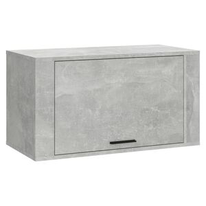 vidaXL Wand-Schuhschrank Betongrau 70x35x38 cm Holzwerkstoff
