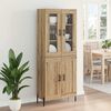 vidaXL Highboard Artisan-Eiche 69,5 x 34 x 180 cm Holzwerkstoff
