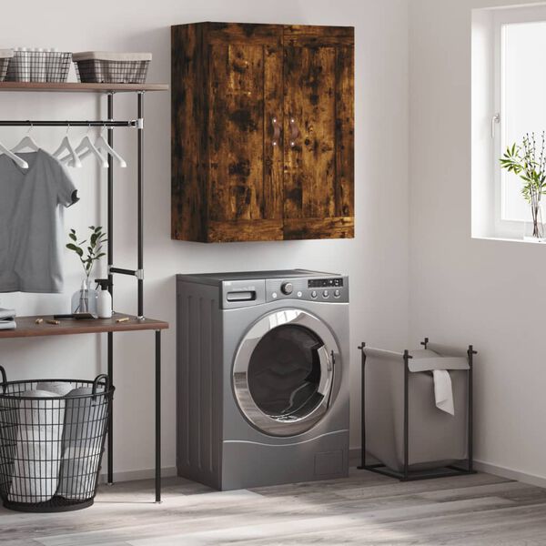 vidaXL Wandschrank R&auml;uchereiche 69,5x34x90 cm Holzwerkstoff