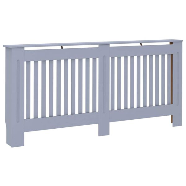 vidaXL Heizk&ouml;rperverkleidung Anthrazit 172x19x81,5 cm MDF