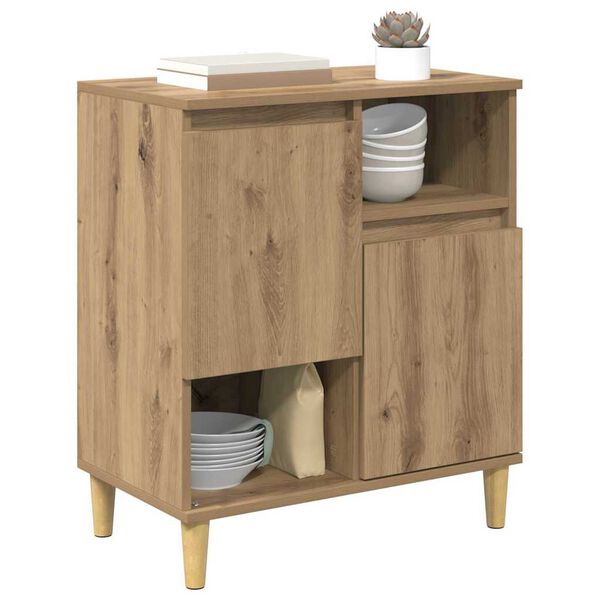vidaXL Sideboard Artisan-Eiche 35 x 60 x 70 cm Holzwerkstoff