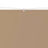 vidaXL Senkrechtmarkise Taupe 180x1200 cm Oxford-Gewebe