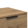 vidaXL Bettschrank 2 pcs Artisan-Eiche 40 x 39 x 40 cm Holzwerkstoff