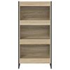 vidaXL B&uuml;cherregal Sonoma 80 x 30 x 155 cm Holzwerkstoff