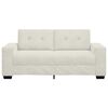 vidaXL Zweisitzer-Sofa Creme 180x77x82 cm Samt