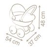 Smoby Baby Nurse Puppenwagen 54x37x48 cm