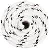 vidaXL Arbeitsseil Wei&szlig; 18 mm 50 m Polyester