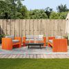 vidaXL 2-tlg. Garten-Lounge-Set Wachsbraun Massivholz Kiefer