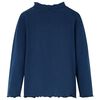 Kinder-Langarmshirt Marineblau 92