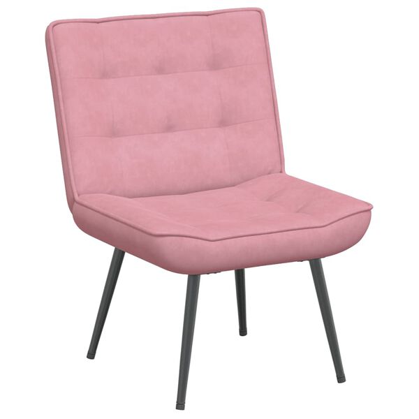 vidaXL Relaxsessel Rosa 64x74x84 cm Samt