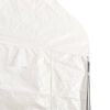 vidaXL Pavillon mit Dach Weiß 4,08x2,23x3,22 m Polyethylen