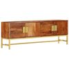 vidaXL TV-Schrank 140&times;30&times;50 cm Massivholz Akazie