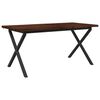 vidaXL Live Edge Esstisch 120 x 90 x 75 cm Massivholz Akazie