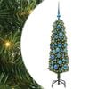 vidaXL K&uuml;nstlicher Weihnachtsbaum mit 150 LEDs mit St&auml;nder Gr&uuml;n 120 cm