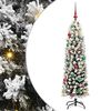vidaXL Künstlicher Weihnachtsbaum mit 150 LEDs mit Ständer Grün 150 cm