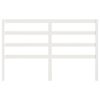 vidaXL Kopfteil Weiß 126x4x100 cm Massivholz Kiefer
