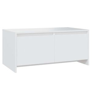 vidaXL Couchtisch Wei&szlig; 90x50x41,5 cm Holzwerkstoff