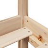 vidaXL Massivholzbett ohne Matratze 150x200 cm Kiefernholz