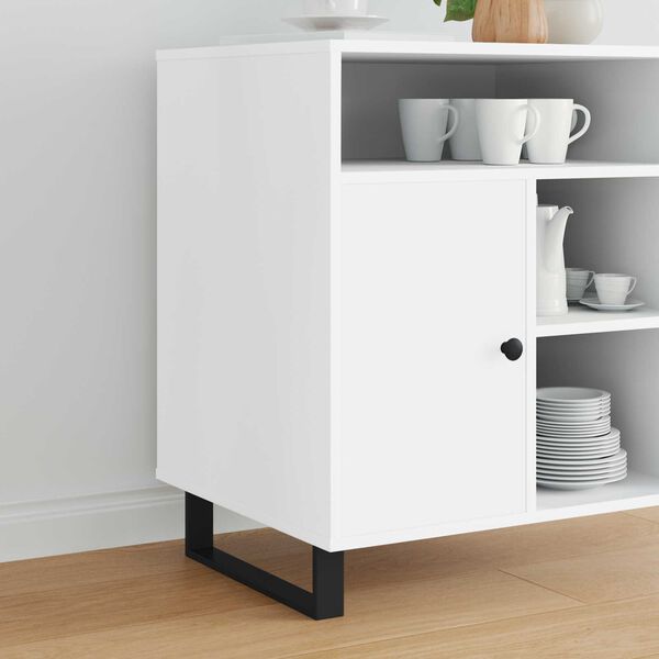 vidaXL M&ouml;belbeine 2 pcs Schwarz 37,6 x 4 x 10 mm Eisen