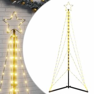 vidaXL LED Weihnachtsbaum 363 LEDs Warmwei&szlig; 182 cm
