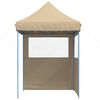 vidaXL Party-Zelt Beige 200 x 200 x 306 cm Oxford-Stoff