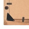 vidaXL Bilderrahmen 2 Stk. 25x30 cm Massives Altholz und Glas
