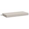 vidaXL Bankkissen SOEST 100 % Polyester Wei&szlig; 60 x 40 x 8 cm