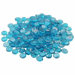 vidaXL Glasnugget 17-19 mm Aqua Blau Glas