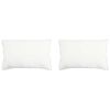 vidaXL Kopfkissen 2 stk. 70 x 90 cm Bambusfaser Wei&szlig;