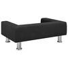 vidaXL Kindersofa Schwarz 70x45x26,5 cm Samt