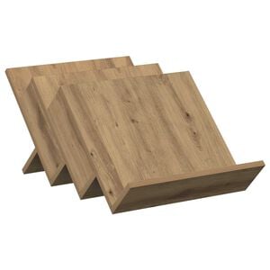 vidaXL Magazinregal Artisan-Eiche 53 x 40 x 28.5 cm Holzwerkstoff